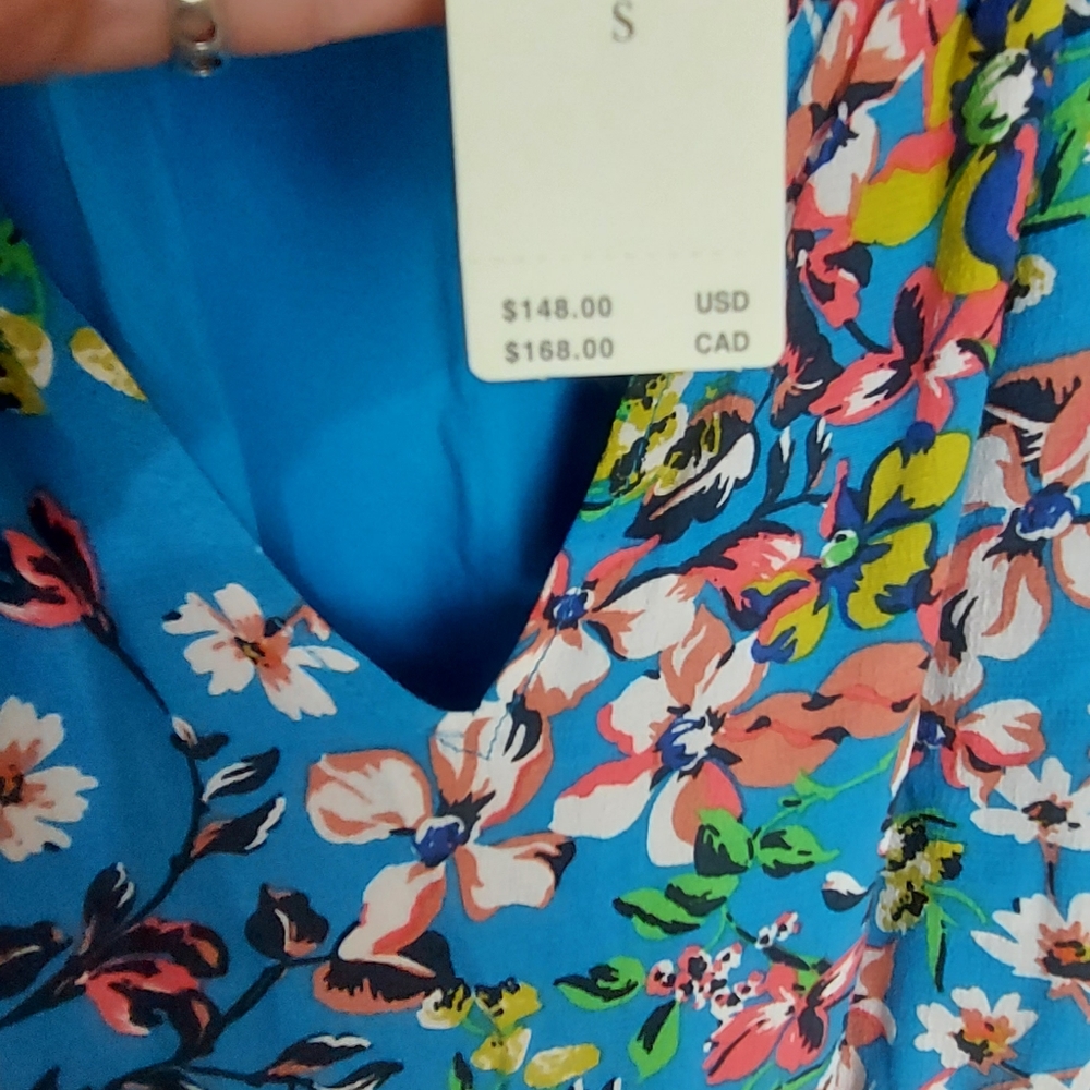 NWT Anthropologie Robin Tiered Floral Mini Dress - Picture 5 of 8